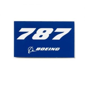 Boeing 787 Sticker Blue