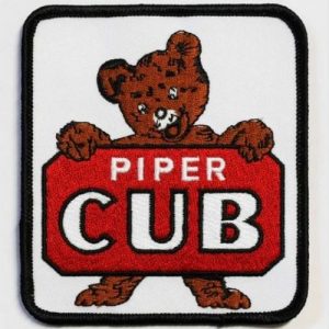 Aufnäher | Piper Cub (Bär)
