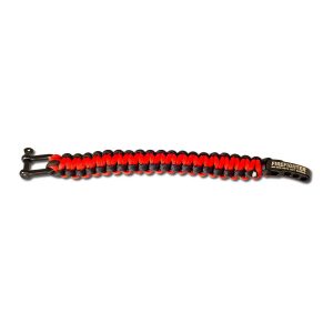 Paracord Armband "Firefighter" rot